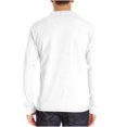 thumbnail image 1 of Pompotops Chemise Homme Manches Longues Muscle Basique Couleur Unie en Solde, 1 of 4