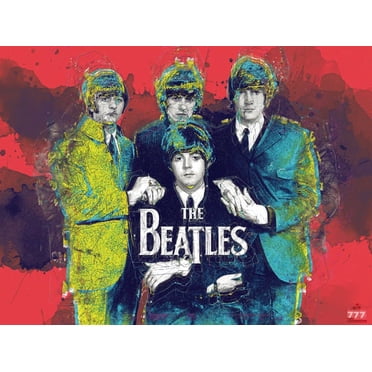 Affiche des Beatles, Art Mural Musical (24x18)