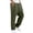 Vert, variante sur Pantalon de Travail Décontracté pour Hommes, Ample, Confortable, Tendance, Grande Poche, Design à Fermeture Éclair, Couleur Unie