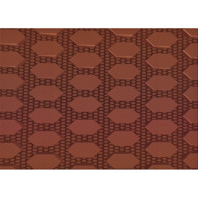 Ahgly Tapis Rectangulaire Lavable en Machine Intérieur Transitionnel Acajou Brun, 2 Pieds x 4 Pieds