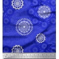 thumbnail image 1 of Soimoi Polyester Crepe Fabric Mandala Ethnic Printed Craft Fabric by The Yard 52 Inch Wide, 1 of 3