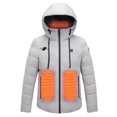 thumbnail image 2 of Penkiiy Heated Jackets for Women Men USB Intelligent Constant Temperature Heated Windproof Plus Size Men And Women Winter 4 Heated Jacket Coat XL Gray, 2 of 4