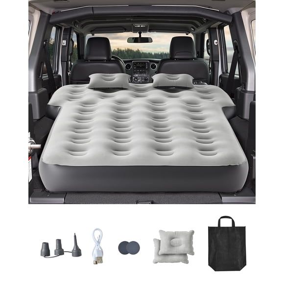 VEVOR Car Air Mattress Inflatable Car Camping Travel Bed Sleeping Pad Built in Pump