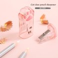 thumbnail image 3 of Mohamm Pencil Sharpener Random Color Creative Cat Paw Kawaii Stationery School Supplies Random Color, 3 of 5