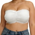 thumbnail image 1 of Full Figure Lace Strapless Bra with Back Support for Push Up and Comfort – Everyday Wear and All‑Season Versatility, 1 of 8