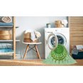 thumbnail image 2 of Ahgly Company Tapis Rectangulaire d'Intérieur Lavable en Machine Vert Jade, 6 Pieds x 9 Pieds, 2 of 7