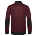 thumbnail image 3 of Qertyioot Hauts pour Hommes Mode Veste Décontractée Extérieur Manches Longues Manteau Chaud, 3 of 6