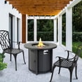 thumbnail image 3 of Paramount Eclipse Steel Fire Pit Table, 30IN, 3 of 8