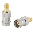 thumbnail image 1 of Domqga Coaxial Connector, Copper Material BNC To SMA Adapter For Antenna Connection, 1 of 8