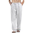 thumbnail image 1 of ITFABS Women's Drawstring Pants, Autumn Elastic Waist Solid Color Loose Lounge Pants, 1 of 9