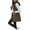 Coffee Puffer Vests for Women, variant on Nfurl Long Puffer Vests for Women Casual Outerwear Lightweight Solid Color Quilted Vest with Zipper Sleeveless Jackets Fall Winter Coats Black S