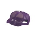 thumbnail image 2 of Men's Adventure Hat Outdoor Trucker Cap, White/Purple, 2 of 2