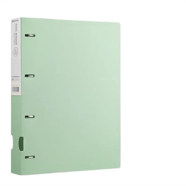 A4 Binder D-Type Punch Folder Office Storage File Ring Test Paper Data Storage Folder 4 Hole Binder Learning Supplies