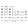 thumbnail image 1 of TOPINCN 50pcs 6mm Copper Spring Rings Round Clasps with Big Hole, Easy to Open and Close, Jewelry Spring Clasp for Jewelry Making, 1 of 7