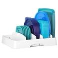 thumbnail image 1 of YouCopia 50100 StoraLid Food Container Lid Organizer, Large, White, 1 of 4