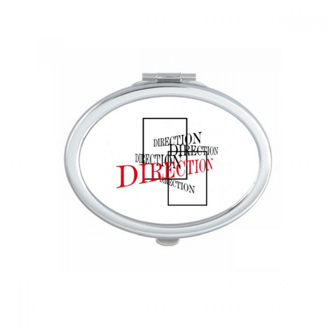 Box Zoom Position Dimension Mirror Portable Fold Hand Makeup Double Side Glasses