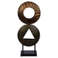 thumbnail image 1 of Truu Design, Sculpture double cercle en métal, 1 of 3