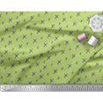 thumbnail image 2 of Soimoi Green Heavy Satin Fabric Cross & Geometric Print Fabric by Yard 54 Inch Wide, 2 of 3