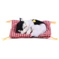 thumbnail image 1 of Noref Simulation Cat Toy, Plush& Cloth Material Simulation Cat, Christmas Gifts Good Gift For Kids Simulation Sleeping Cat Fine Decoration At Home, 1 of 8