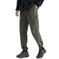 thumbnail image 2 of Men's Casual Polyester Drawstring Elastic Waist Zipper Pocket Pants for Outdoor Leisure, 2 of 9