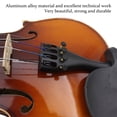 thumbnail image 4 of Violin Tailpiece, Withstand Strong Tension Aluminium Alloy Durable 4 Fine Tuners Violin Tailpiece With Tailgut For Stringed Instruments, 4 of 8