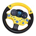 thumbnail image 3 of Milaget Jeu de Rôle de Conducteur Volant Jaune Jouets de Course pour Enfants Extérieur, 3 of 5