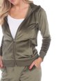 thumbnail image 4 of White Mark Ensemble de Survêtement en Velours pour Femmes, 2 Pcs, 4 of 6