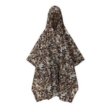 Gaexia Poncho de Pluie à Capuche pour Adultes Teinture sur Nœuds Mode Équipement de Camping Imperméable Léger Imperméable Unisexe Manteau de Pluie Réutilisable pour Randonnée Camping Urgence