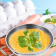 thumbnail image 3 of 2Pcs Stainless Steel Wok with Handles Kitchen Cooking Pan Kitchenware Cooking Metal Wok, 3 of 8