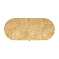 thumbnail image 3 of Pemberly Row 55.5" Single Drawer Oval Computer Desk in Warm Natural Brown, 3 of 10