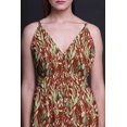 thumbnail image 2 of Bimba Robe Longue à Imprimé Floral pour Femmes, Bretelles Spaghetti, Col en V, Maxi, Tenue de Plage - Xxx-Grand, 2 of 5
