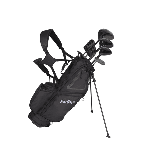MacGregor MacBLK Golf Package Set, Mens Right Hand, Graphite/Steel, Regular