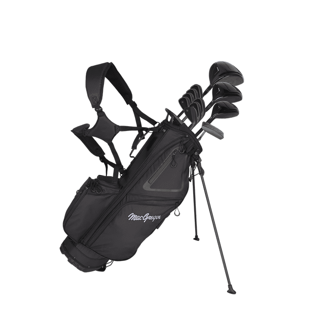 MacGregor MacBLK Ensemble de Golf, Main Droite pour Hommes, Graphite/acier, Rigide