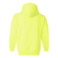 thumbnail image 2 of Gildan Mens Heavy Blend Hooded Sweatshirt, 2XL, Safety Green, 2 of 2