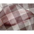 thumbnail image 4 of oneOone Silk Tabby Dusty Brown Fabric Gingham Check Craft Projects Decor Fabric Printed By The Yard 42 Inches Wide, 4 of 4