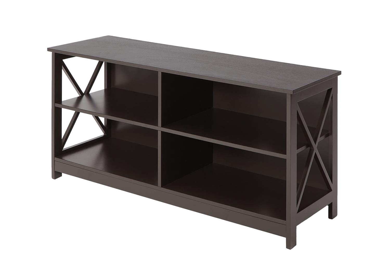 Convenience Concepts Oxford TV Stand in Espresso Wood Finish