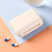 Vacemry Weekly Pill Organizer Box, MoistureProof Mini 7 Grids Portable Travel Case With Removable Individual Containers For Vitamins Supplements Home Office Travel Storage