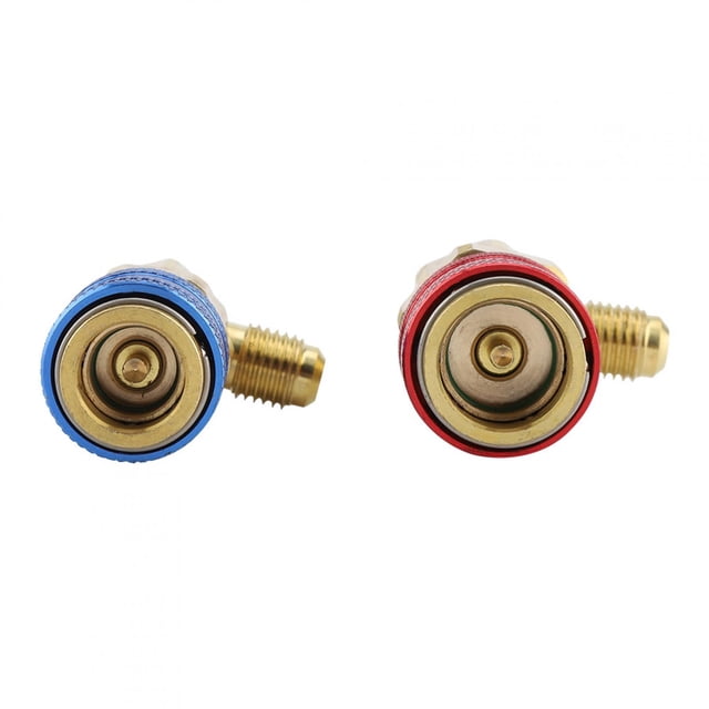 Refrigerant Quick Couplers Quick Couplers, Fluoride Joints, Safe Quick Couplers Connector For Automobile Refrigeration 1/4inch SAE Hose Refrigerant R134a