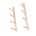 thumbnail image 1 of VONKY 2 Pcs Tapis de Yoga en Bois Rangement Organisateur de Yoga Support de Tapis pour Planche à Roulettes 4 Niveaux 4 Niveaux, 1 of 6