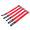 Red, variant on Peahefy 5Pcs/Set DUUTI Durable Sports Cycling Riding Adjustable Nylon Bicycle Handlebar Tie Straps Hot, Bike Hook Loop Strap, Cycling Binding Band