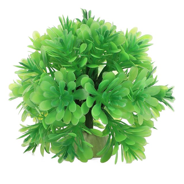 Artificial Aquarium Grass Ball, Decoration Fish Plastic Grass Ball Vibrant Color High Simulation Colorfast For Aquarium For Playground Green,Yellow,Pink