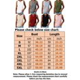 thumbnail image 2 of MAWCLOS Ladies Tank Tops Solid Color T Shirts Crew Neck Vest Plain Summer Sleeveless Camisole White 3XL, 2 of 2