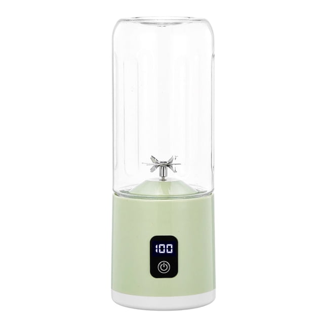 Green Portable Juicer Blender Cordless Rechargeable Personal Smoothie Maker Cup For Fruits Travel Green