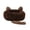 Coffee 80cm, variant on GROWTH TANK Round Cat Warm House Dog Bed Nest Soft Anti Slip Bottom Comfortable Self Warming Coffee 80cm