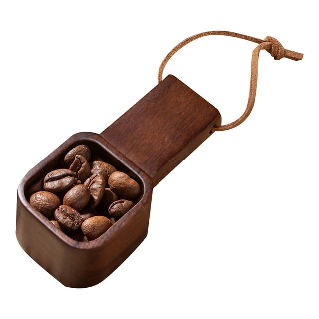 Tableware Coffee Wood Measuring Spoon for Coffee Tea Protein Powder Instant Drinks Great Measuring Spoon with Bag Clip and -Purpose Utility