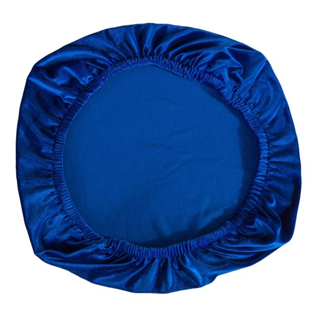 veasfak Soft Velvet Stretch Wedding Dining Room Chair Seat Cover Blue