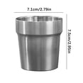 thumbnail image 2 of Yhmxh Kitchen Gadgets Kitchen Accessories Stainless Steel Double-layer Beer Mug Hot Pot Tableware Barbecue Anti-scald Tea Cup Kitchen Essentials Kitchen Aid Attachments for Home School Office Party, 2 of 2