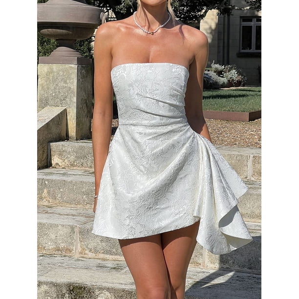 denim dresses with sleeves Square Neck Ruffled Sleeve Side Cut Out Dress *FINAL SALE* Väri:Kuninkaallinen sininen flare silhouette ProductID: 119369 Floral Print Dress Material