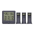 thumbnail image 1 of Wireless Thermometer with 3 Remote Sensors, Smart Alarm Temperature Monitor, 1 of 7