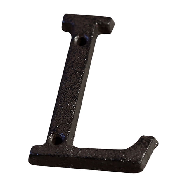 Clearance! Creative Alloy Wrought Iron Number Letter Creative DIY House Letter Sales ad Bulk Pallets For Sale #83